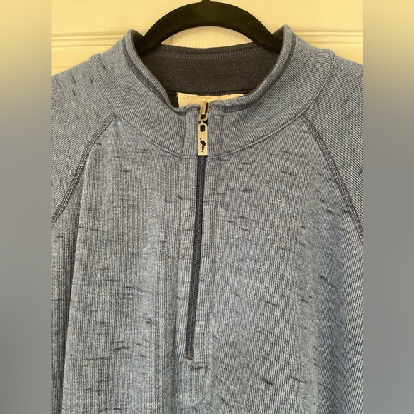 Tommy Bahama Flipshot Reversible Half Zip Raglan Pullover Men's Size L - Picture 3 of 8